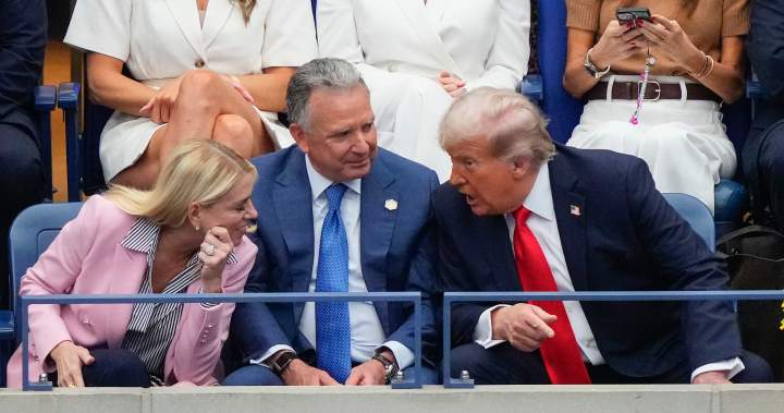 Trump arrives at US Open to cheers and boos, prompts security delay