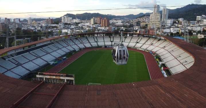 Nueva tecnología en la casa del Once Caldas: esta es la pantalla gigante que recibió Manizales y sus ventajas