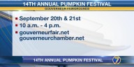 Pumpkin festival happening this weekend in Gouverneur