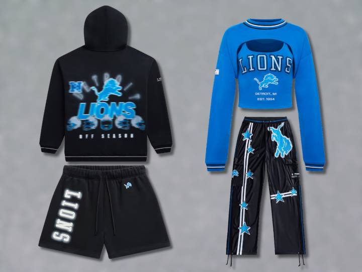 The Detroit Lions Off Season x NFL Ready-To-Wear collection is now available from Fanatics