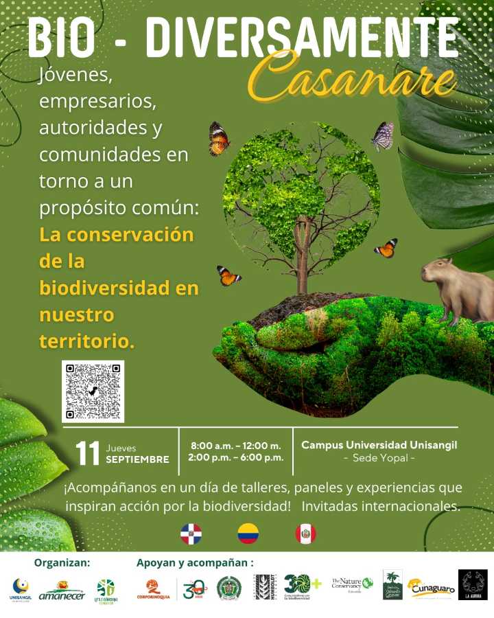 Bio–Diversamente Casanare: Un espacio para actuar por la biodiversidad de nuestro territorio