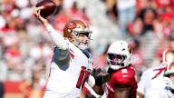 Mac Jones re-aggravated a PCL sprain on Sunday