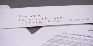 Write a letter to Santa and grant Christmas wishes