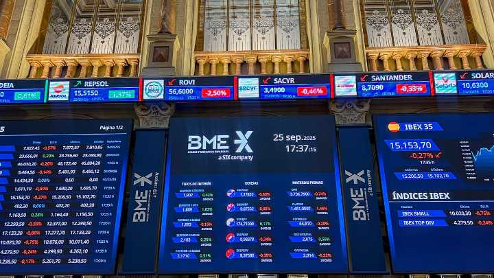 El Ibex 35 sucumbe a la negatividad de Europa