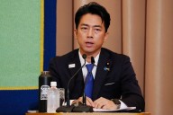 Japan PM contender Koizumi seeks to quash criticism over prized grape