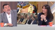 Rifirrafe entre Pilar Rodríguez Losantos y Arsenio Escolar, por la supuesta la estrategia "oportunista" de Pedro Sánchez con Israel