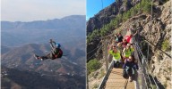 Tirolinas, puentes colgantes y senderismo: así son los pueblos de Málaga que enamoran a los aventureros de España