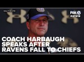 Coach John Harbaugh provides update on injured Ravens after loss to Chiefs