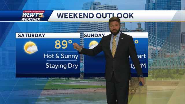 Summer heat before showers return to the Tristate