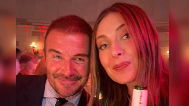 Maria Sharapova enjoys beer-fuelled evening with David Beckham as fans hail 'deadly combo'