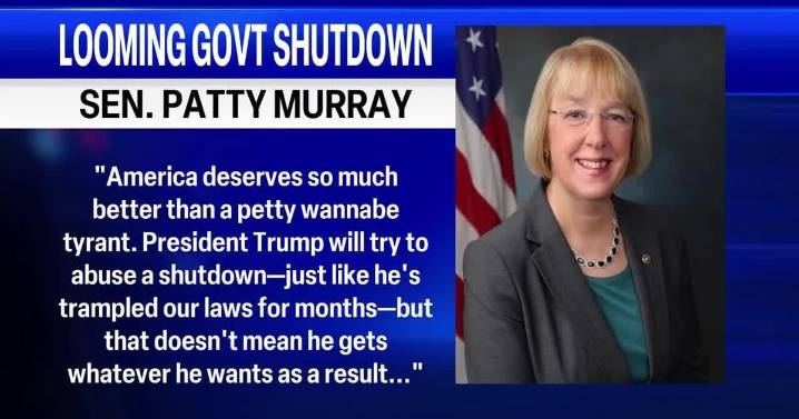 WA Senator Patty Murray speaks out on looming government shutdown