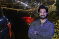 El auto de Arturo Carmona resultó dañado por la caída de un árbol; eso dijo el actor