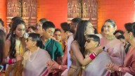 Kajol’s Daughter Nysa Hugs Nani Tanuja As She Joins Durga Puja Festivities