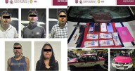 Detienen a cinco presuntos extorsionadores tras persecución en Iztapalapa