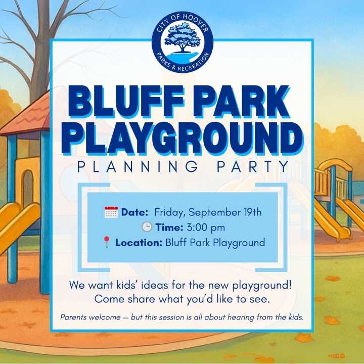 La ciudad de Hoover busca aportes de niños sobre nuevo proyecto de parque