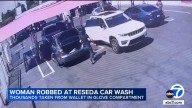 Nursing student robbed of $4K at Reseda car wash in theft caught on video