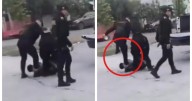 ¡Indignante! Policías golpean y patean a joven sometido en Juárez, NL;Fiscalía Investiga