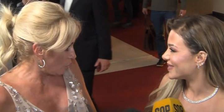 El divertido cruce entre Yanina Latorre y Evangelina Anderson en los Martín Fierro 2025: “Mostrá el video”