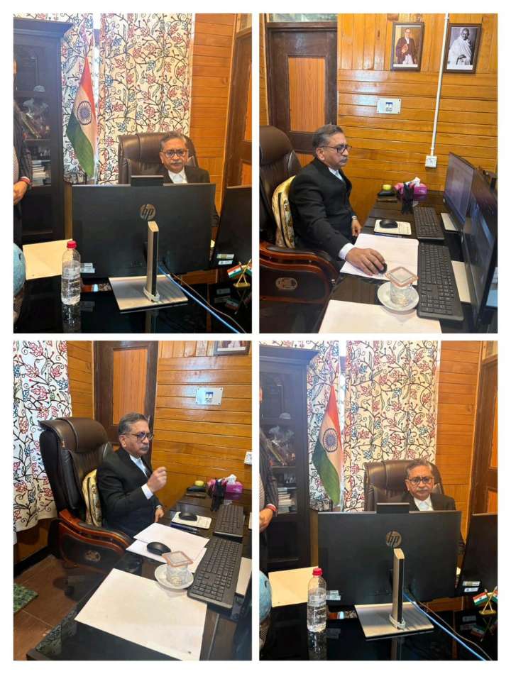 Justice Sanjeev Kumar makes history, holds High Court Division Bench proceedings from Gurez virtually