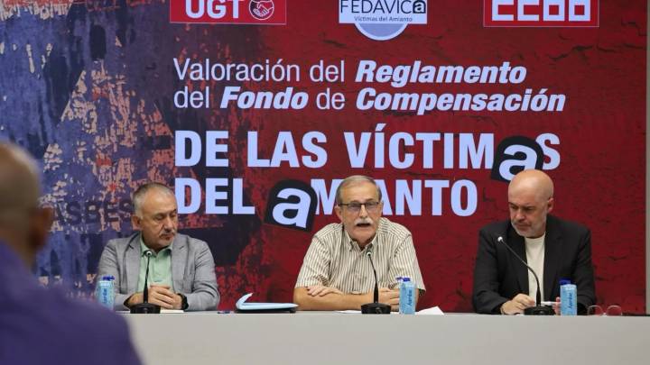 Los sindicatos piden al Gobierno que eleve las indemnizaciones a las víctimas del amianto