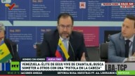 Venezuela: Élite de EE.UU. vive de chantaje, busca someter a otros con una "pistola en la cabeza"