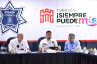 Román Cepeda revisa operativo de seguridad en Torreón por los festejos patrios
