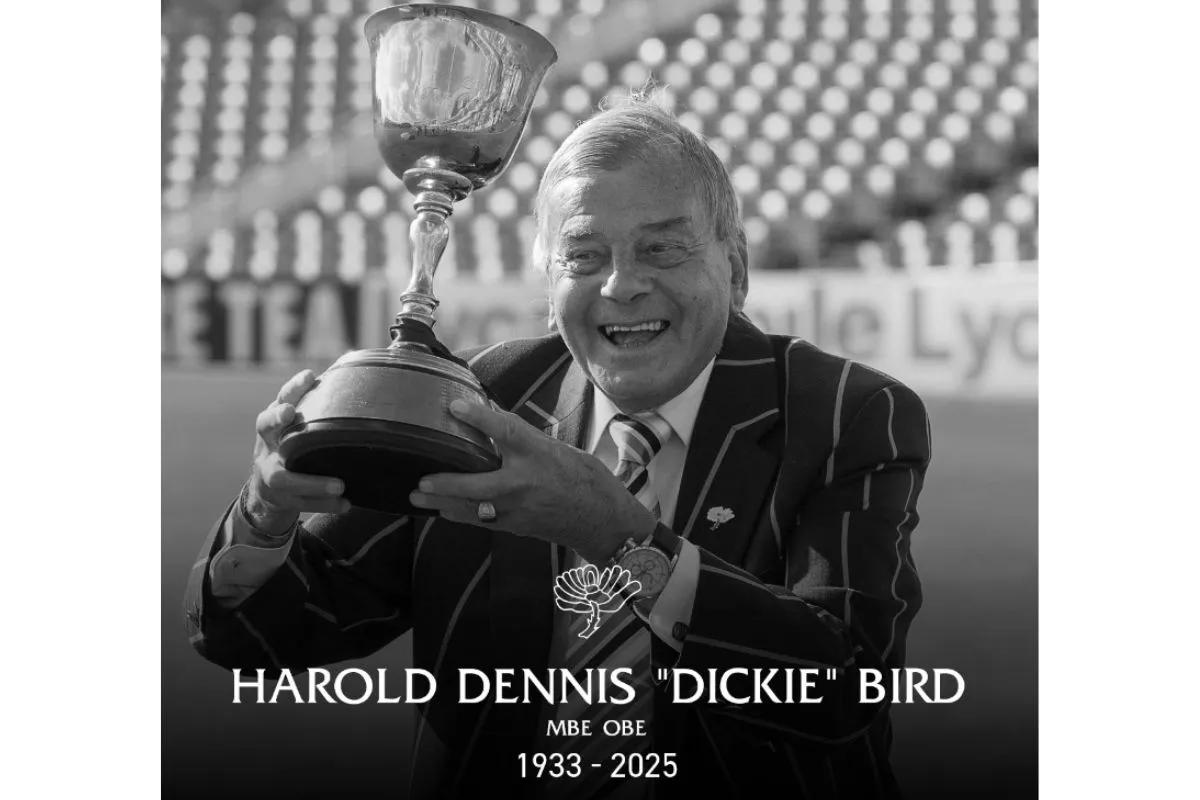 Cricket umpiring legend Dickie Bird dies aged 92
