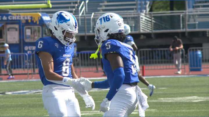 UB football bounces back, rolls past Saint Francis 45