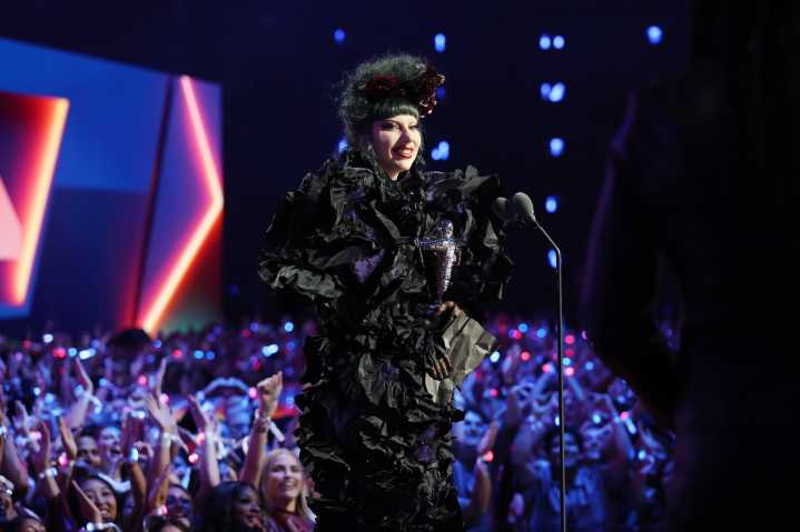 Lady Gaga Beams In From ‘Mayhem Ball’ to Perform at 2025 MTV VMAs