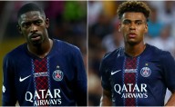 Why are Ousmane Dembele and Desire Doue not playing for PSG vs Atalanta in Champions League today?