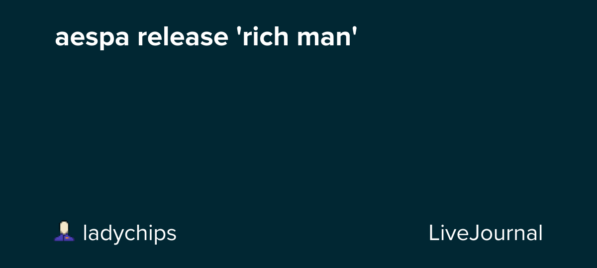 aespa release 'rich man': ohnotheydidnt