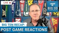 LIVE: REACTION:  Big 10 Teams DOMINATE  | Michigan's Offense FIXED? Badgers LOSE Big!