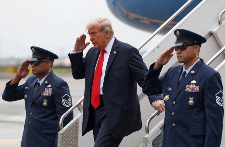 Trump receives mixed reaction at U.S. Open