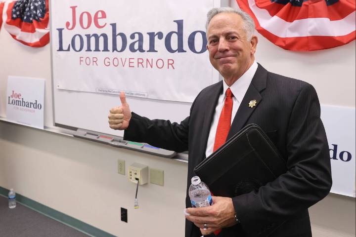 Joe Lombardo pays $5K in ethics case for campaign use of sheriff badge 