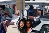 Venus Williams wears all-white and custom 'Mrs' hat ahead of wedding to Andre Preti in Italy