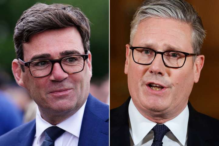 Andy Burnham is a firework that 'lights up the sky but crashes back to earth', blasts Starmer's close ally Peter Kyle