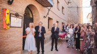 Pilar Alegría reivindica en Fuendejalón la memoria de María Domínguez como símbolo de "igualdad y democracia"