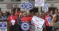 Union members rally at Wisconsin Capitol pushing for Mercyhealth policy changes