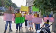 Protesta en la Essmar por rebosamiento de aguas residuales