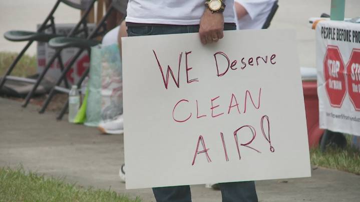 Protestors push back against proposed organic grain facility in Lower Ninth Ward