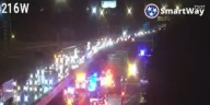 Crash involving 2 motorcycles, vehicle closes I