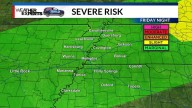 Friday evening/overnight storms may briefly be strong