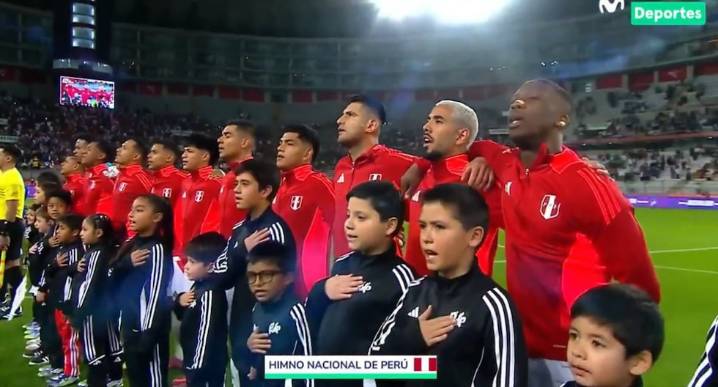 Perú vs. Paraguay: así se entonó el Himno Nacional en el Estadio Nacional por Eliminatorias 
