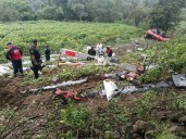 Se desploma helicóptero en Edomex; iba a CDMX