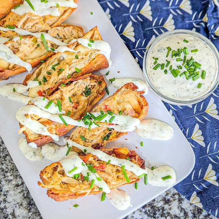 Alex Bala’s Buffalo Chicken Egg Rolls Recipe