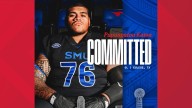 SMU's o-line is getting bigger. Try 6'6", 393 pounds bigger