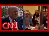 'Free DC, free Palestine': Protesters confront Trump as he dines in DC