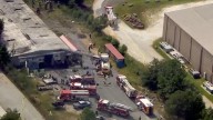Firefighters battling blaze at warehouse in Stone Mountain