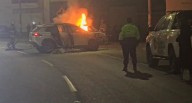 Tacna: Tres miembros de familia salvan de morir en choque e incendio vehicular