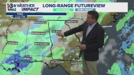 Hot first half of the week, then rain to finish the week